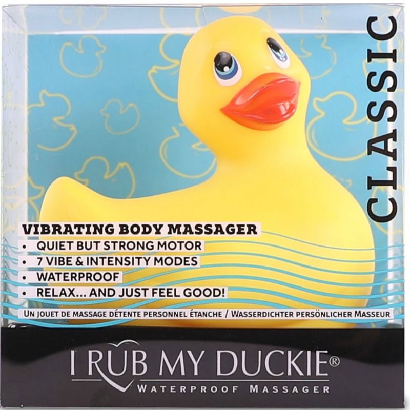 BIG TEASE TOYS - I RUB MY DUCK CLASSIC PATO VIBRADOR AMARILLO BIG TEAZE TOYS