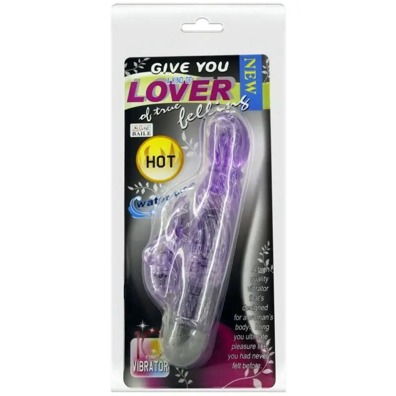 BAILE - GIVE YOU A KIND OF LOVER VIBRADOR CON RABBIT LILA 10 MODOS BAILE VIBRATORS