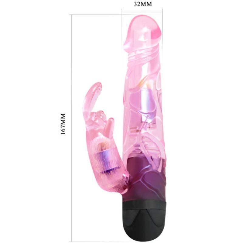 BAILE - GIVE YOU LOVER VIBRADOR CON RABBIT ROSA BAILE VIBRATORS