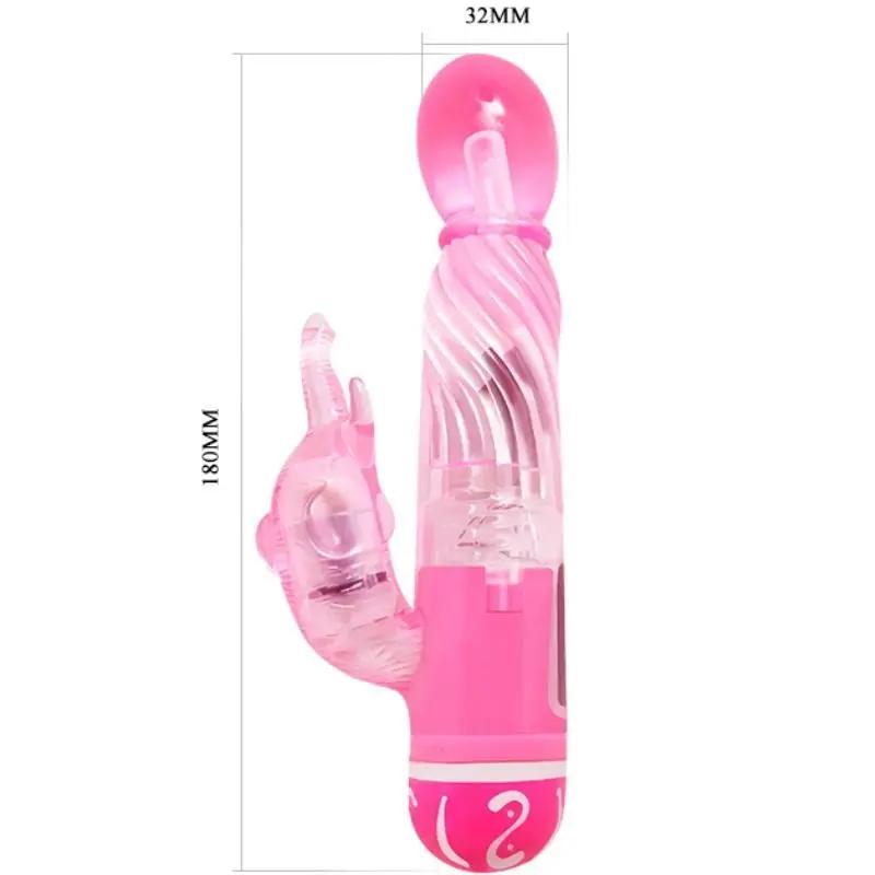 BAILE - VIBRADOR MULTIVELOCIDAD CON ESTIMULADOR LILA BAILE VIBRATORS