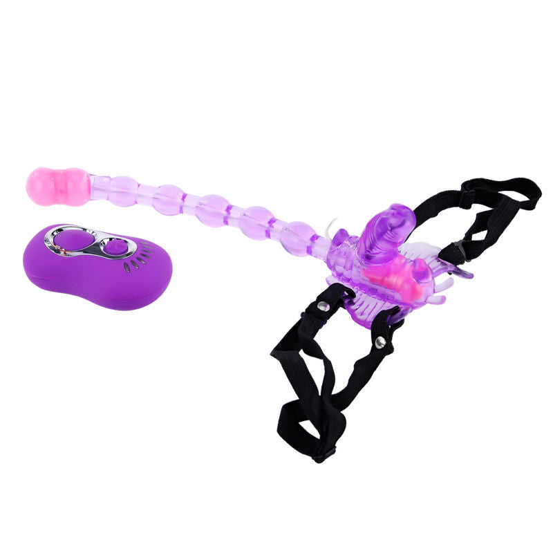 BAILE - BUTTERFLY STRAP ON LILA BAILE STIMULATING