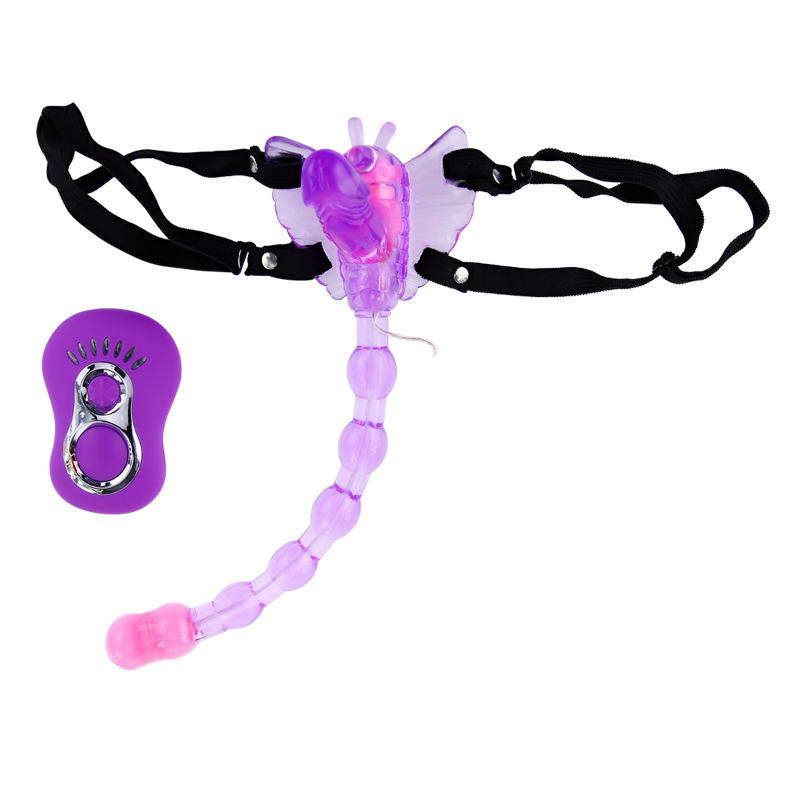 BAILE - BUTTERFLY STRAP ON LILA BAILE STIMULATING