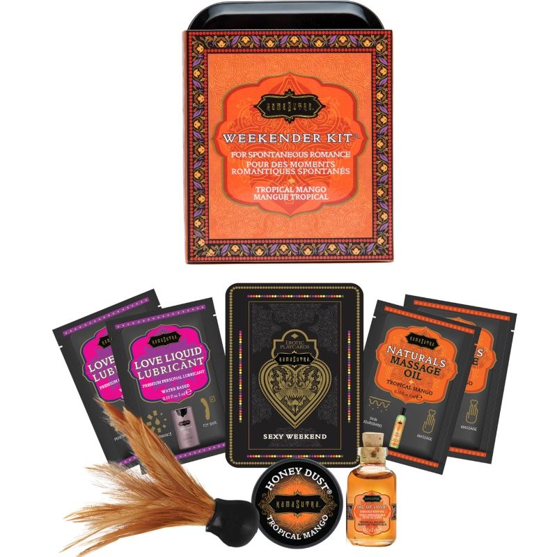 KAMASUTRA - WEEKENDER TIN KIT MANGO TROPICAL KAMASUTRA COSMETICS