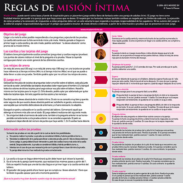 TEASE & PLEASE - MISION INTIMA EDICION ORIGINAL TEASE&PLEASE