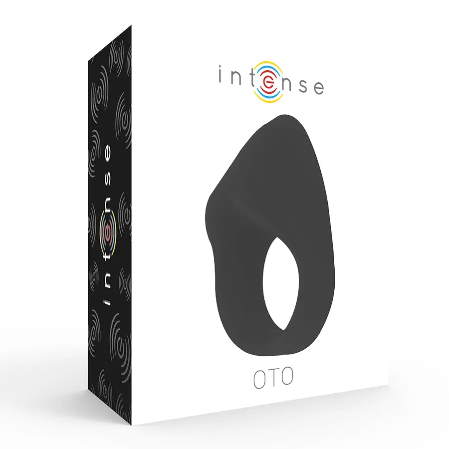 INTENSE - OTO ANILLO VIBRADOR RECARGABLE NEGRO INTENSE COUPLES TOYS