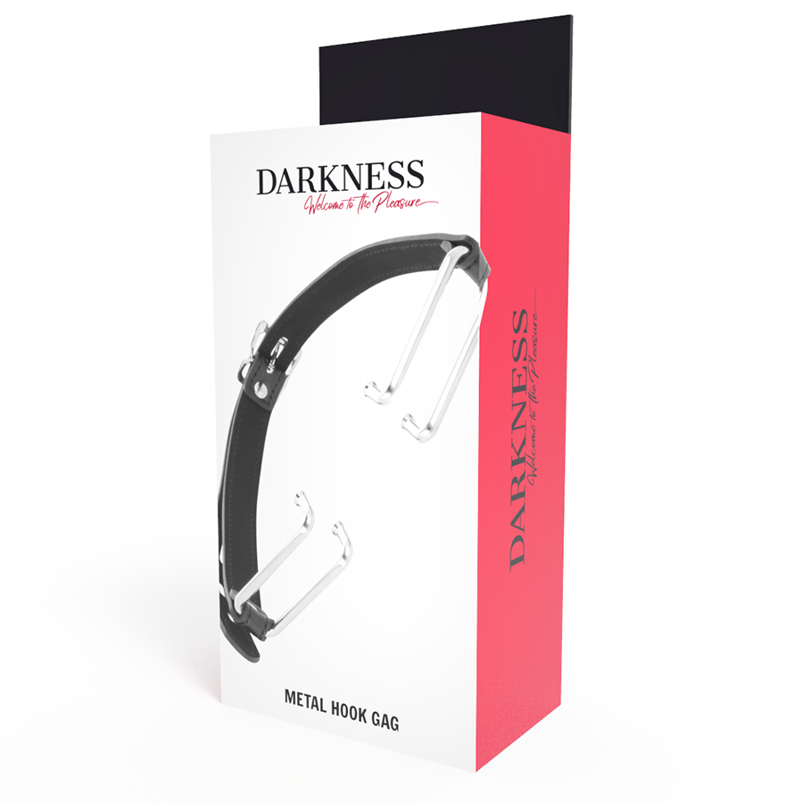 DARKNESS - MORDAZA CON GANCHO NEGRO DARKNESS BONDAGE