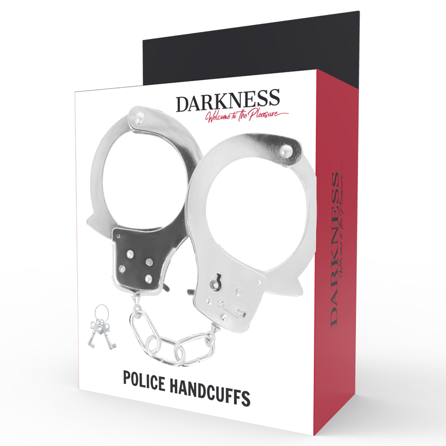 DARKNESS - ESPOSAS METAL MANOS CON LLAVES DARKNESS BONDAGE