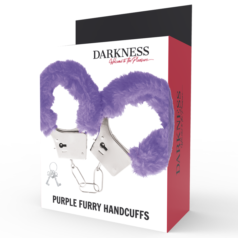 DARKNESS - ESPOSAS METAL FORRADAS LILA DARKNESS BONDAGE