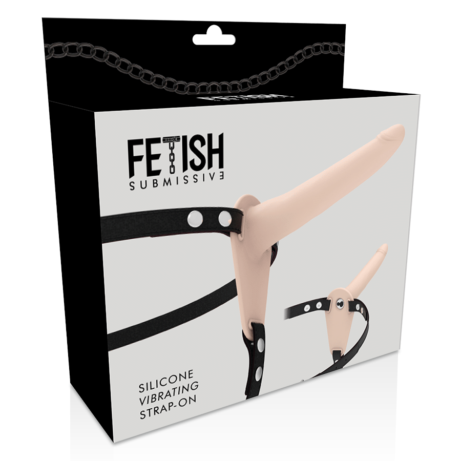FETISH SUBMISSIVE HARNESS - VIBRADOR SILICONA FLESH 15 CM FETISH SUBMISSIVE HARNESS