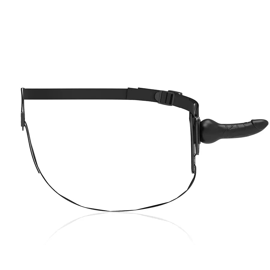 FETISH SUBMISSIVE HARNESS - SILICONA NEGRO REALISTIC 16 CM FETISH SUBMISSIVE HARNESS