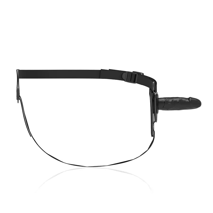 FETISH SUBMISSIVE HARNESS - SILICONA NEGRO REALISTIC 15 CM FETISH SUBMISSIVE HARNESS