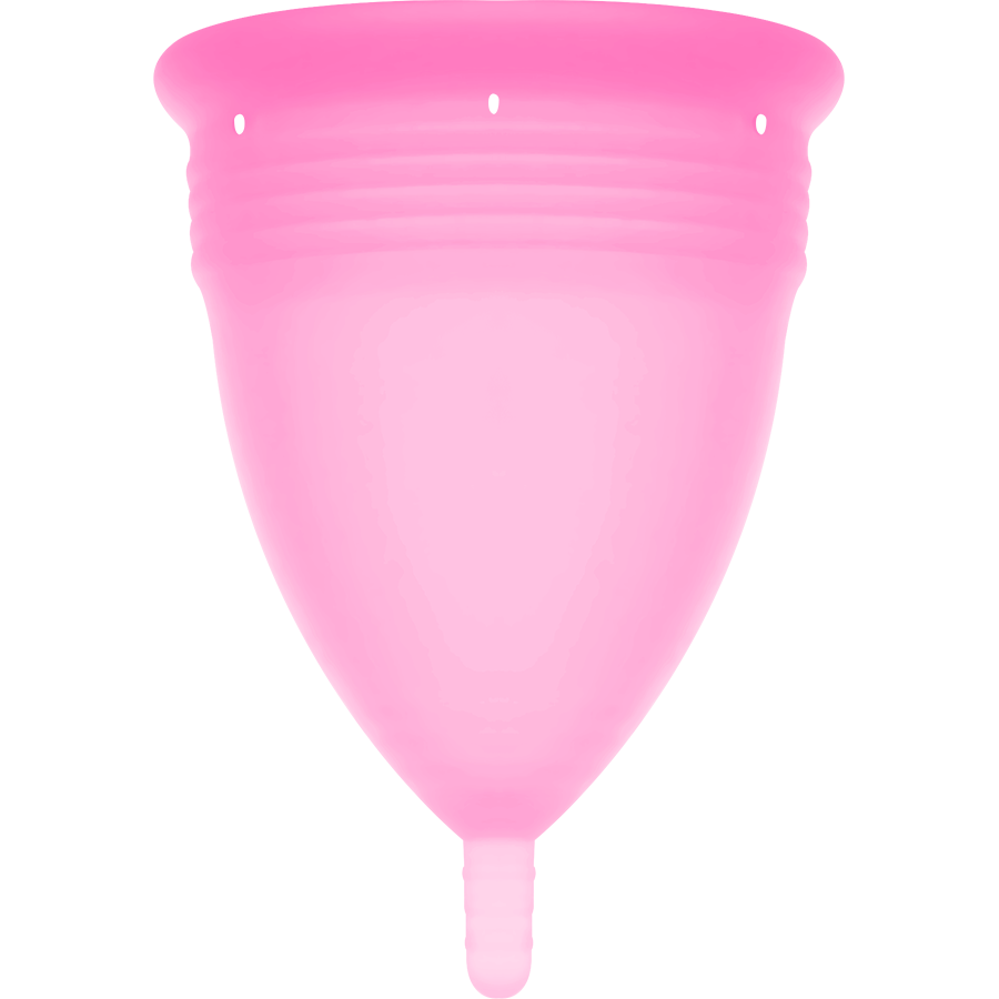 STERCUP - COPA MENSTRUAL FDA SILICONA ROSA - TALLA L STERCUP