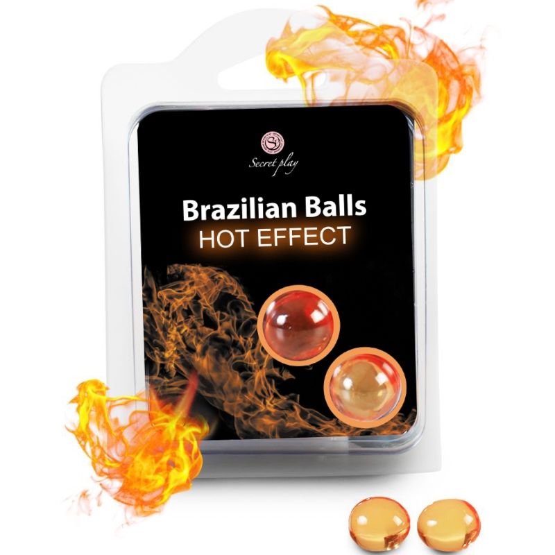 SECRETPLAY - BRAZILIAN BALLS EFECTO CALOR 2 UNIDADES SECRETPLAY COSMETIC