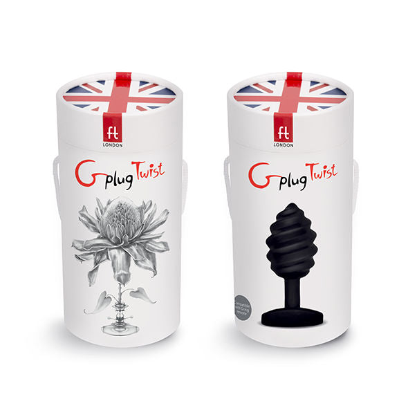 G-VIBE - GPLUG TWIST CON VIBRACIÓN NEGRO G-VIBE