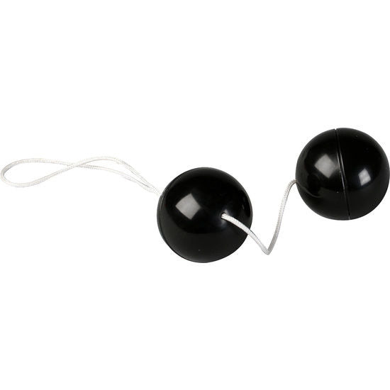 SEVEN CREATIONS - SUPERSOFT BOLAS ORGASMICAS NEGRO SEVEN CREATIONS