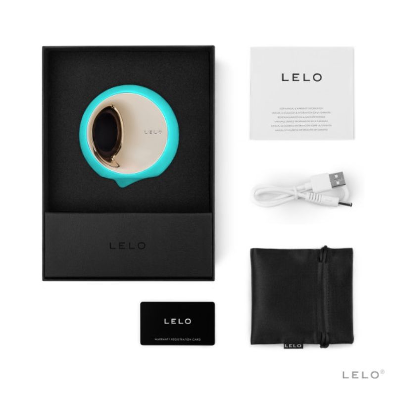 LELO - ORA 3 ESTÍMULADOR SEXO ORAL VERDE AGUA LELO