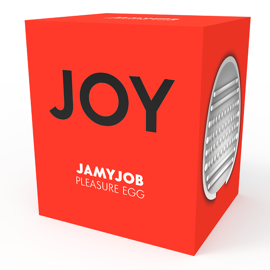 JAMYJOB - HUEVO MASTURBADOR DISCRETO VERSION ROJO JOY JAMYJOB