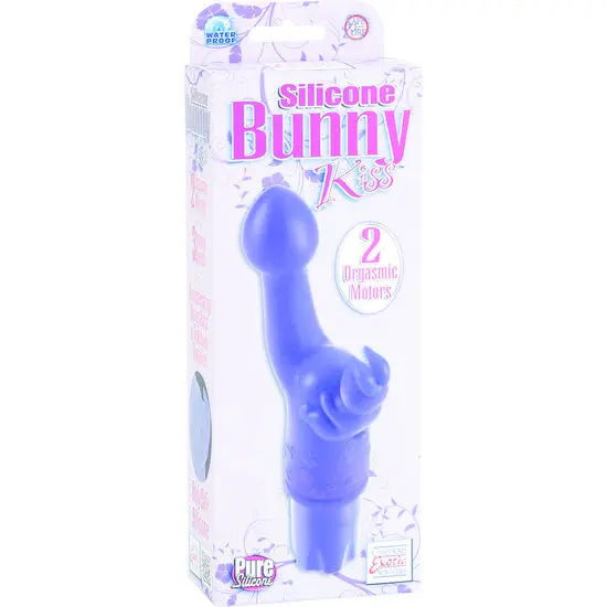 CALEXOTICS - SILICONE CONEJITO VIBRADOR KISS LILA CALEXOTICS