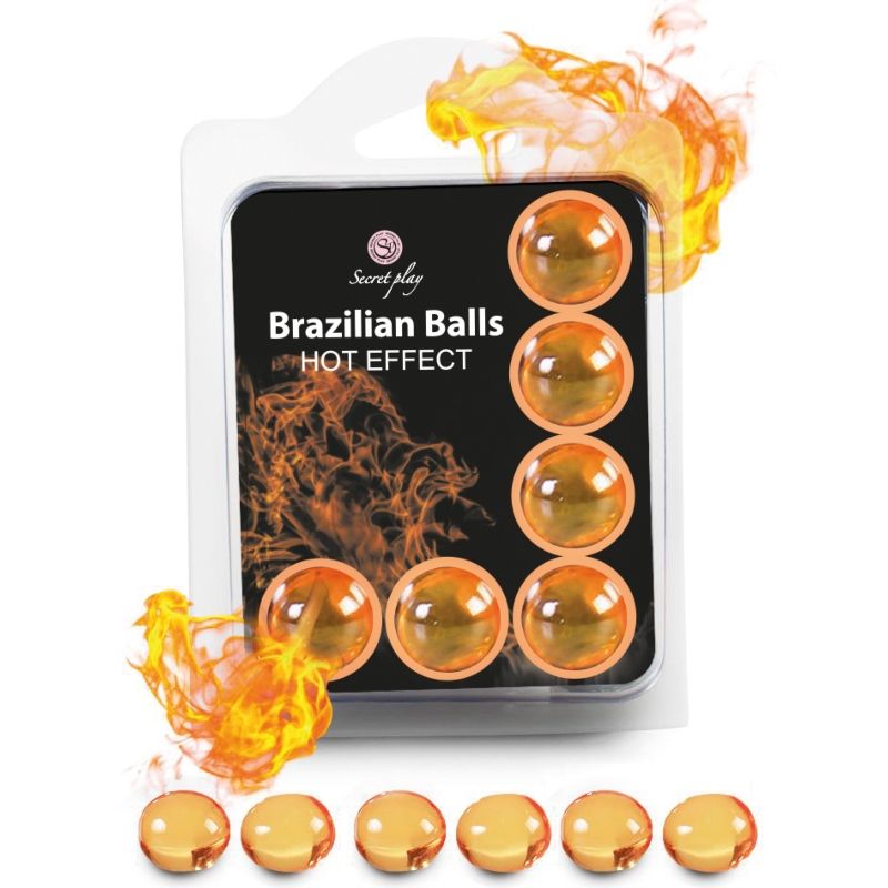 SECRETPLAY - SET 6 BRAZILIAN BALLS EFECTO CALOR SECRETPLAY COSMETIC