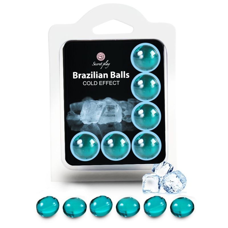SECRETPLAY - SET 6 BRAZILIAN BALLS EFECTO FRIO SECRETPLAY COSMETIC