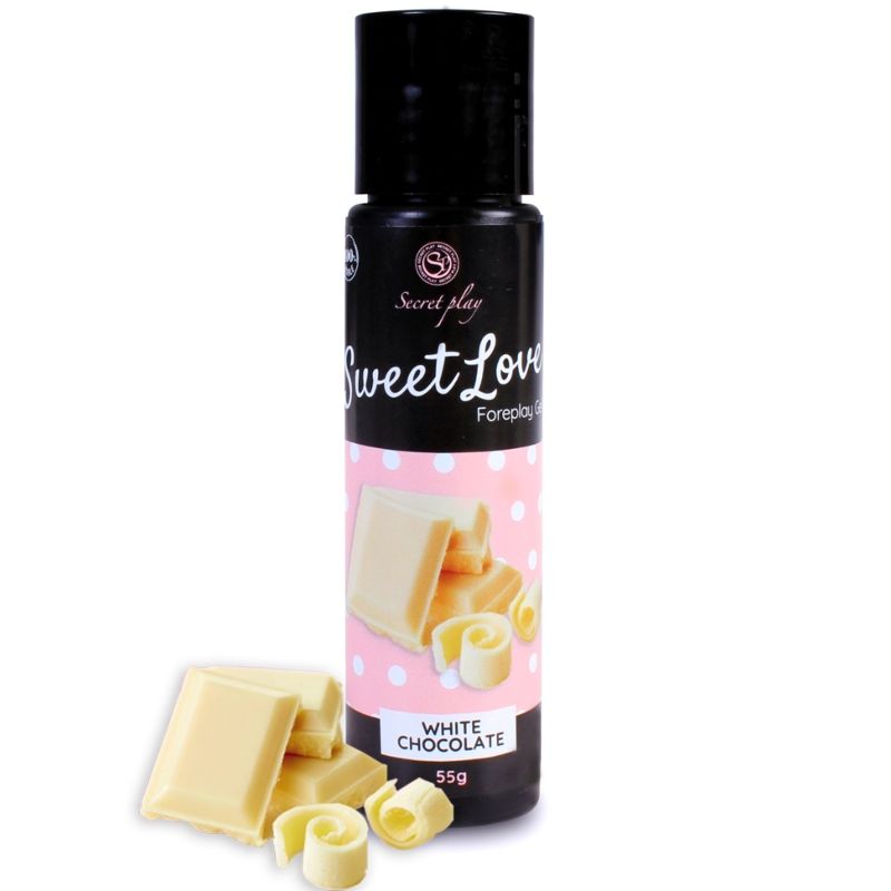 SECRETPLAY - GEL SWEET LOVE CHOCOLATE BLANCO 60 ML SECRETPLAY COSMETIC