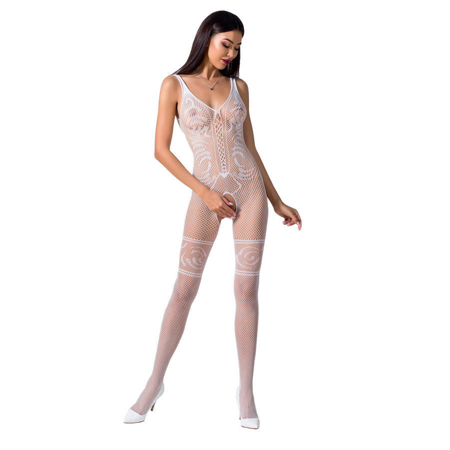 PASSION - WOMAN BS069 BODYSTOCKING BLANCO TALLA UNICA PASSION WOMAN