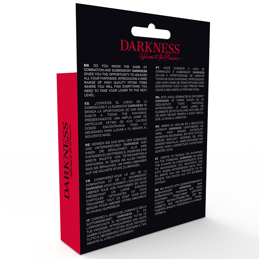 DARKNESS - ARNÉS CON AGUJERO TALLA ÚNICA DARKNESS SENSATIONS