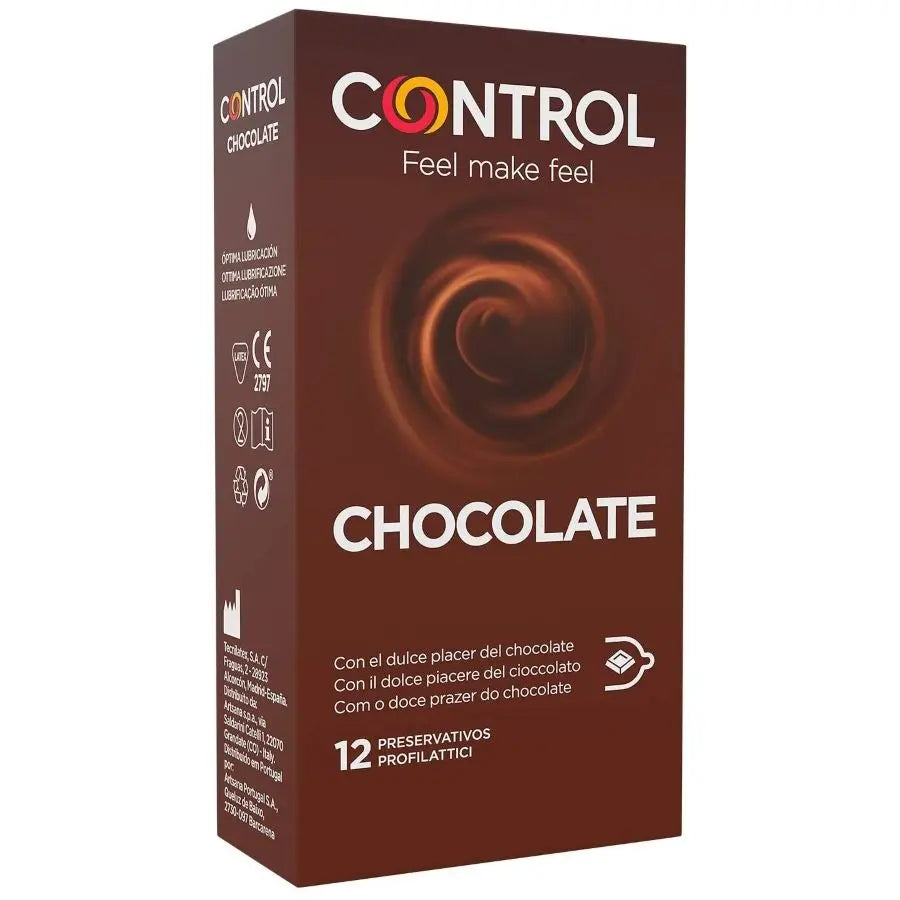 CONTROL - CHOCOLATE PRESERVATIVOS 12 UNIDADES CONTROL CONDOMS