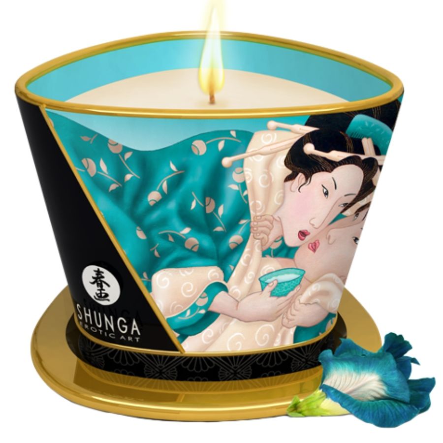 SHUNGA - VELA DE MASAJE ISLAND BLOSSOMS 170 ML SHUNGA CANDLES