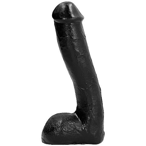 ALL BLACK - PENE REALÍSTICO ANAL 23 CM ALL BLACK