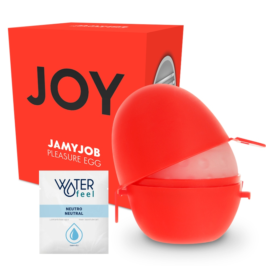 JAMYJOB - HUEVO MASTURBADOR DISCRETO VERSION ROJO JOY JAMYJOB