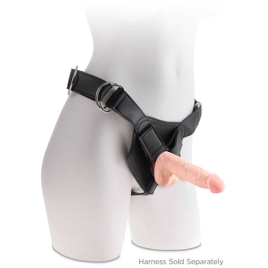 KING COCK - DILDO TRIPLE DENSIDAD 19 CM KING COCK PLUS
