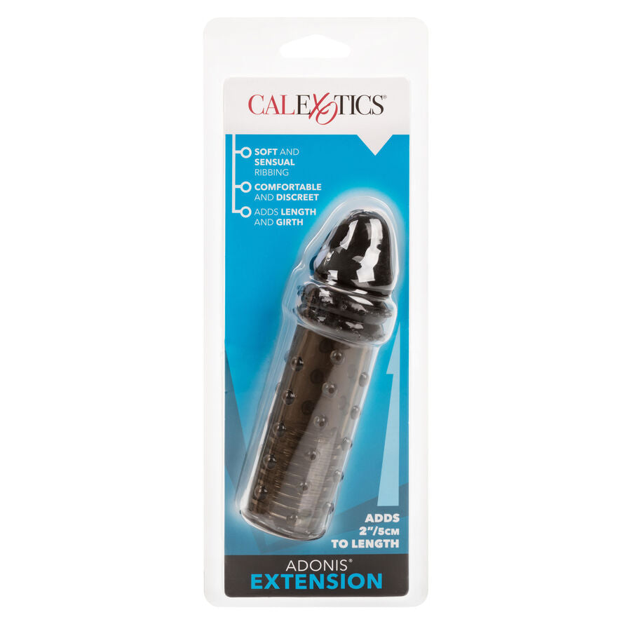 CALEXOTICS - EXTENSION DE SILICONA PARA EL PENE NEGRO CALEXOTICS