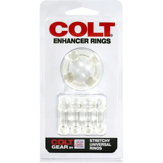 CALEXOTICS - COLT ENHANCER RINGS ANILLOS PARA EL PENE TRANSPARENTES CALEXOTICS