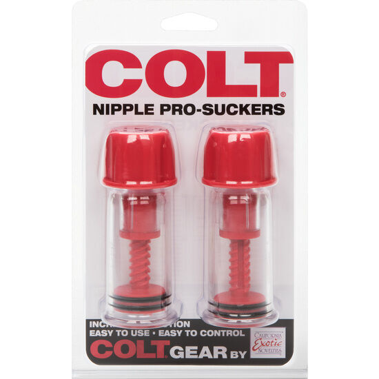 CALEXOTICS - COLT VENTOSAS SUCCIONADORAS PARA EL PEZÓN ROJO CALEXOTICS
