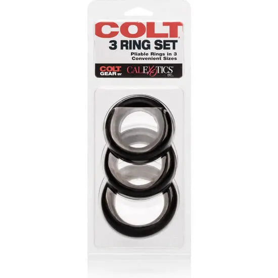 CALEXOTICS - COLT SET 3 ANILLOS PENE Y TESTICULOS CALEXOTICS