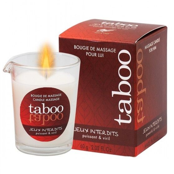 RUF - TABOO VELA DE MASAJE PARA ÉL JEUX INTERDITS AROMA LIQUEN SALVAJE RUF