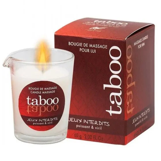 RUF - TABOO VELA DE MASAJE PARA ÉL JEUX INTERDITS AROMA LIQUEN SALVAJE RUF