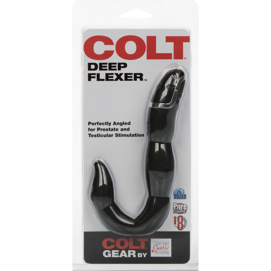 CALEXOTICS - COLT DEEP VIBRADOR ANAL FLEXIBLE NEGRO CALEXOTICS