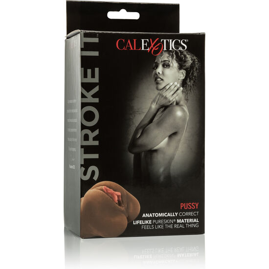 CALEXOTICS - STROKE IT MASTURBADOR VAGINA MARRÓN CALEXOTICS
