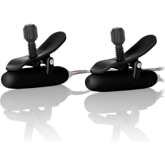 CALEXOTICS - PINZAS CON VIBRACIÓN NEGRO CALEXOTICS