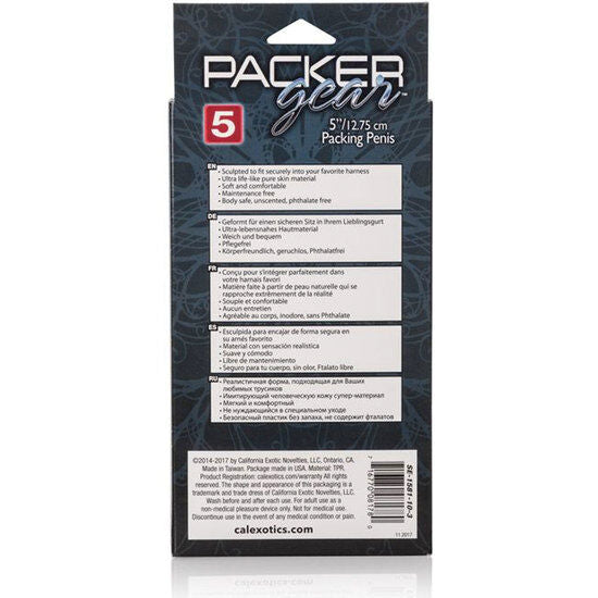 CALEXOTICS - PACKING PENIS PENE REALÍSTICO 14.5 CM MARRÓN CALEXOTICS