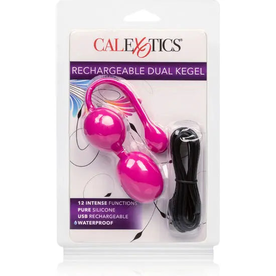 CALEXOTICS - BOLAS DUAL KEGEL RECARGABLES ROSA CALEXOTICS