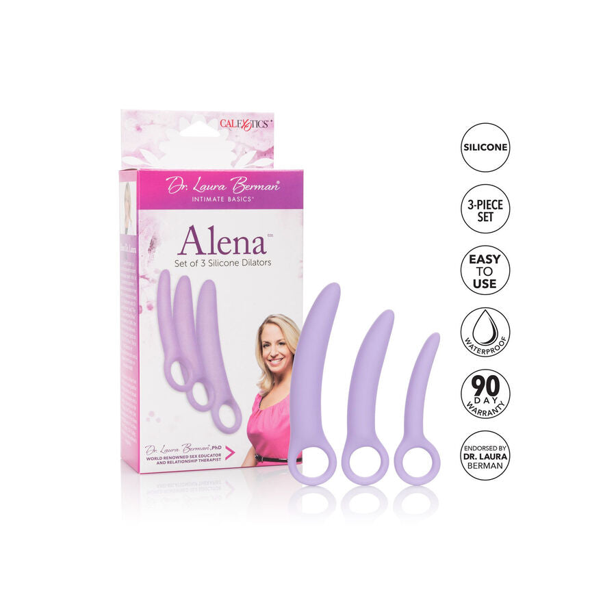 CALEXOTICS - DR LAURA BERMAN ALENA SET DE 3 DILATADOR VAGINAL SILICONA CALEXOTICS
