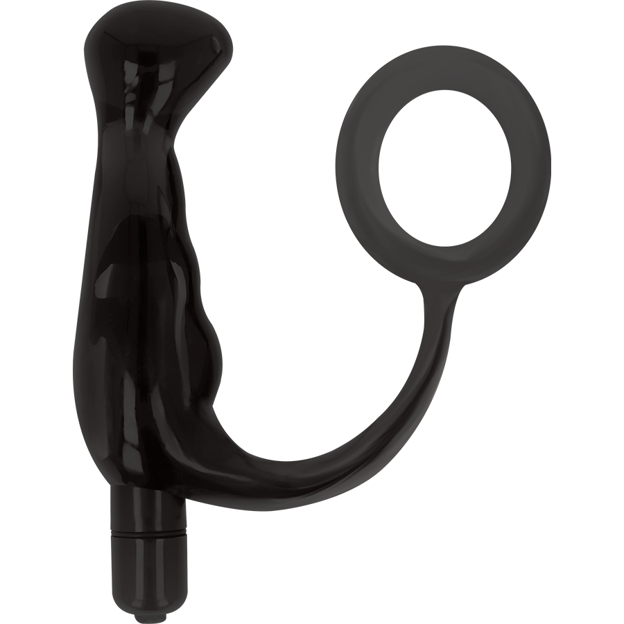ADDICTED TOYS - VIBRADOR PROSTÁTICO NEGRO 10 CM ADDICTED TOYS