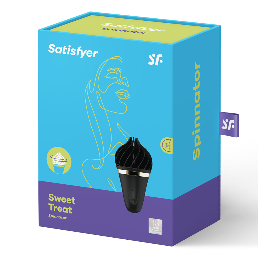 SATISFYER - SWEET TREAT SPINNATOR NEGRO SATISFYER SPINNATOR