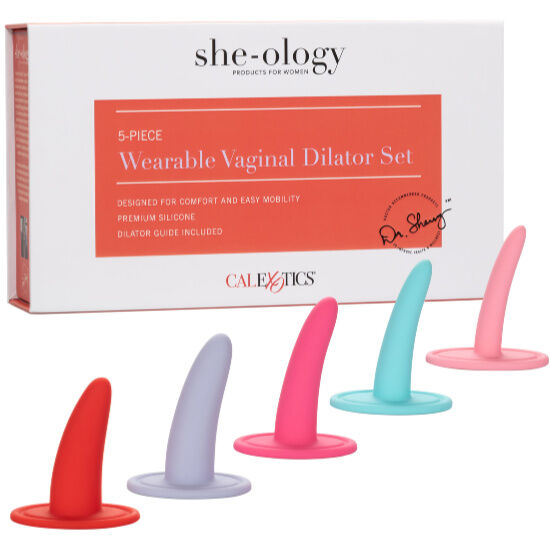 CALEXOTICS - KIT 5PC DILATADORES VAGINALES O ANALES MULTICOLOR CALEXOTICS