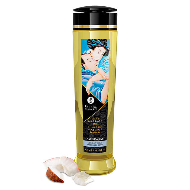 SHUNGA - ACEITE DE MASAJE EROTICO ADORABLE 240 ML SHUNGA OILS