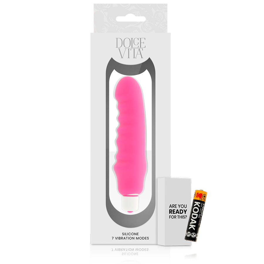 DOLCE VITA - GENIUS VIBRADOR SILICONA ROSA DOLCE VITA