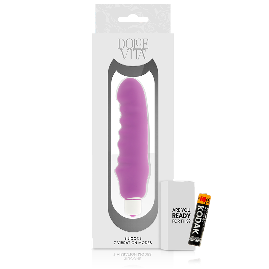 DOLCE VITA - GENIUS VIBRADOR SILICONA LILA DOLCE VITA